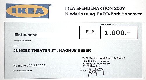 IKEA Spendenaktion