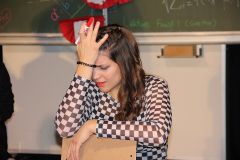Zora und Curie retten die Schule, Generalprobe und Premiere in Beber 2023. Foto: Stefan Zawilla, Junges Theater Beber