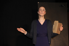 Zora und Curie retten die Schule, Generalprobe und Premiere in Beber 2023. Foto: Stefan Zawilla, Junges Theater Beber