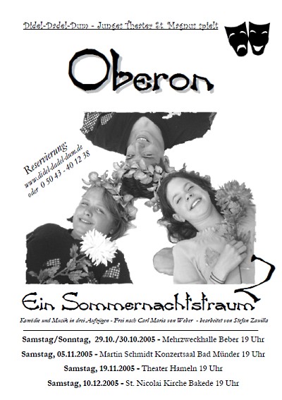 Junges Theater 2005: Plakat für Oberon