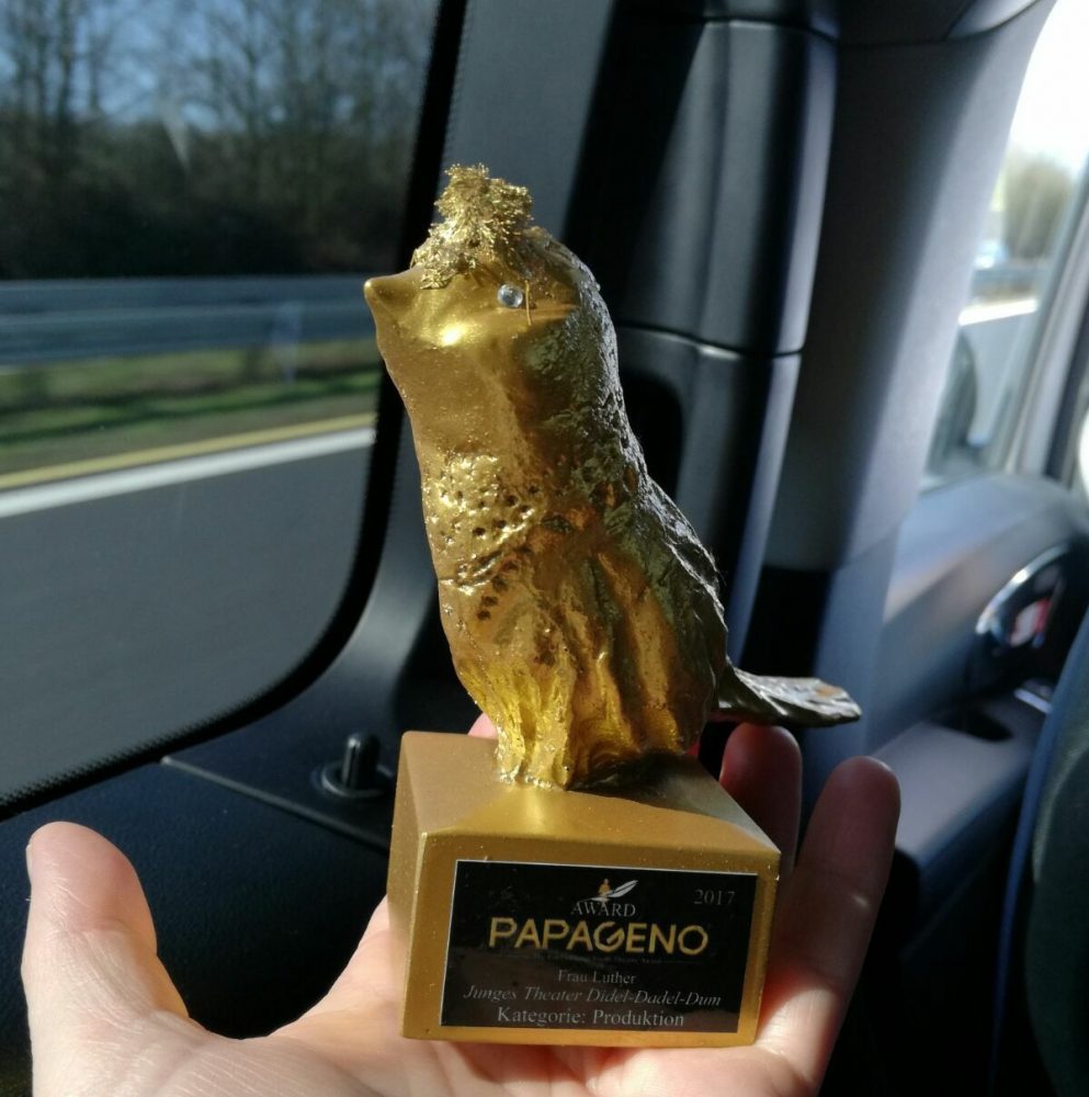 Der goldene Vogel, Papageno Award 2017 in Salzburg. Foto: Junges Theater Beber